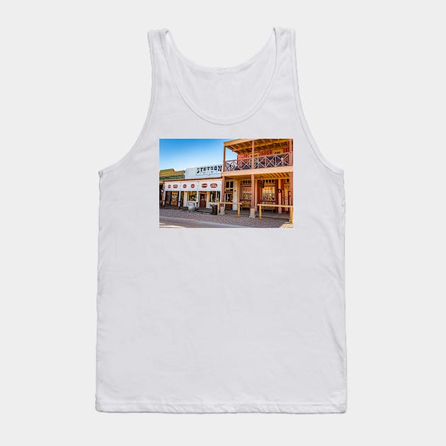 Allen Street in Tombstone, Arizona Tank Top by Gestalt Imagery